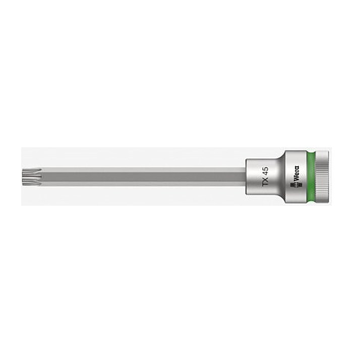 Wera TORX Zyklop mit Haltefunktion lang Steckschlüsseleinsatz Größe: 45,0 mm Länge: 140,0 mm
