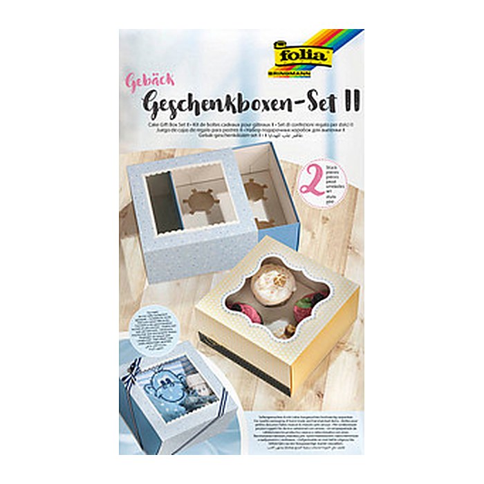folia Set II Geschenkboxen-Set bunt, 1 St.