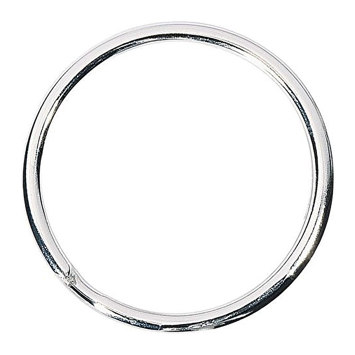 WEDO Schlüsselring silber, 100 St.