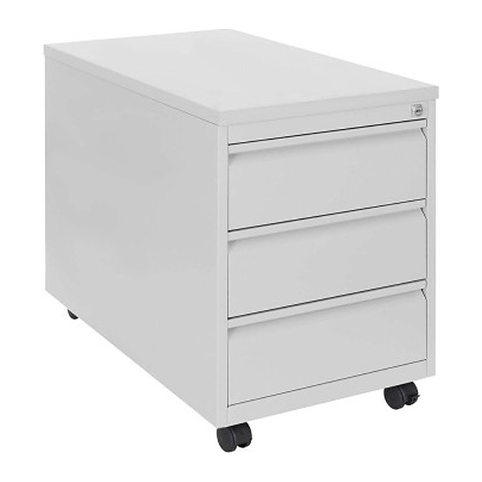 Gürkan Rollcontainer lichtgrau 3 Auszüge 46,0 x 79,0 x 62,0 cm