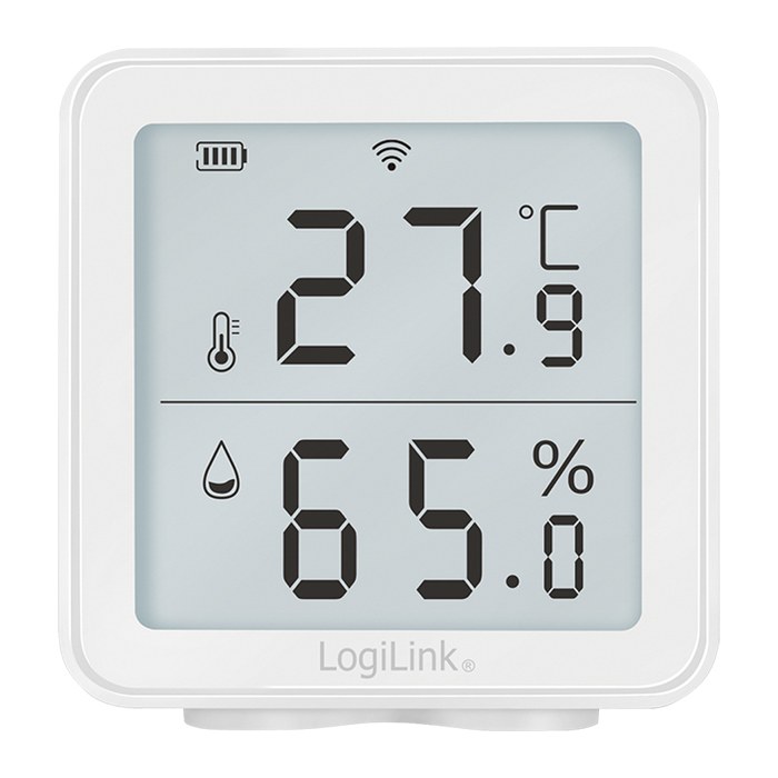 Logilink Wi-Fi Smart Thermo-Hygrometer, Tuya kompatibel