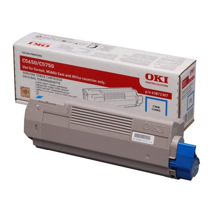 OKI 43872307  cyan Toner