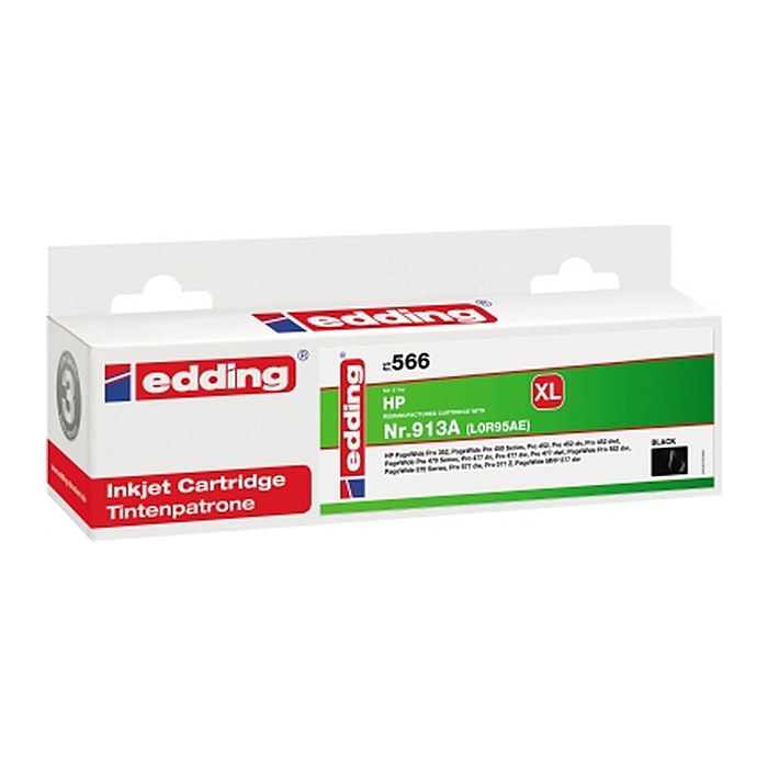edding EDD-566 schwarz Druckerpatrone kompatibel zu HP 913A (L0R95AE)