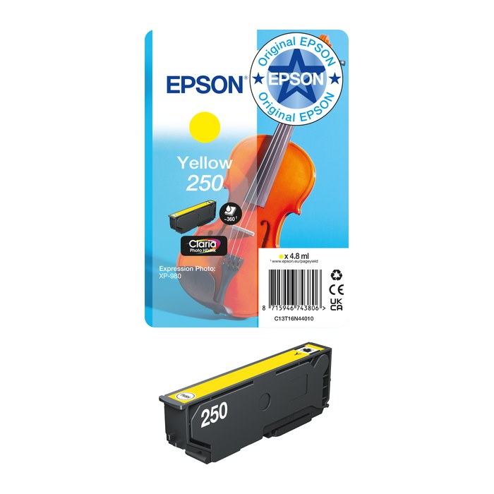 EPSON 250 (Violine) gelb Druckerpatrone
