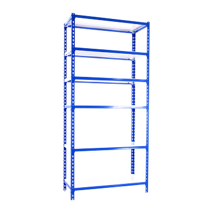 Simonrack Schwerlastregal SIMONCLICK 6 8435104953747 blau, weiß 90,0 x 30,0 x 250,0 cm