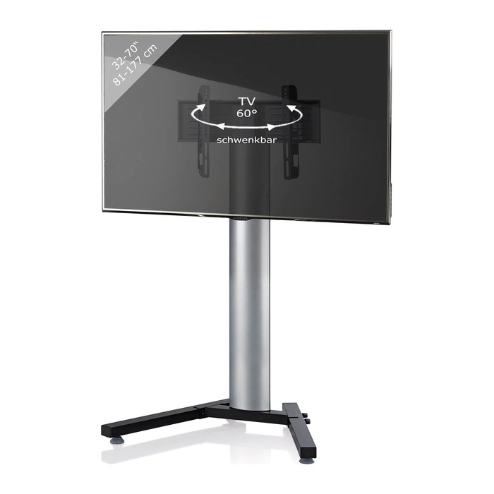 VCM my media TV-Ständer Stadino Mini schwarz, silber