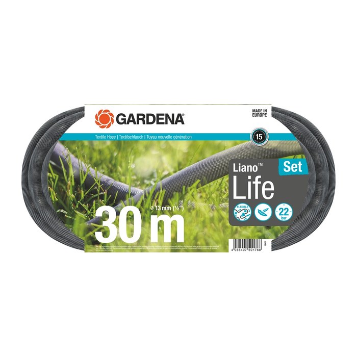 GARDENA Gartenschlauch-Set Liano™ Life 30,0 m