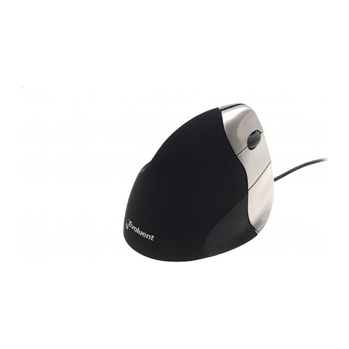 BAKKER ELKHUIZEN Maus ergonomisch kabelgebunden schwarz, silber