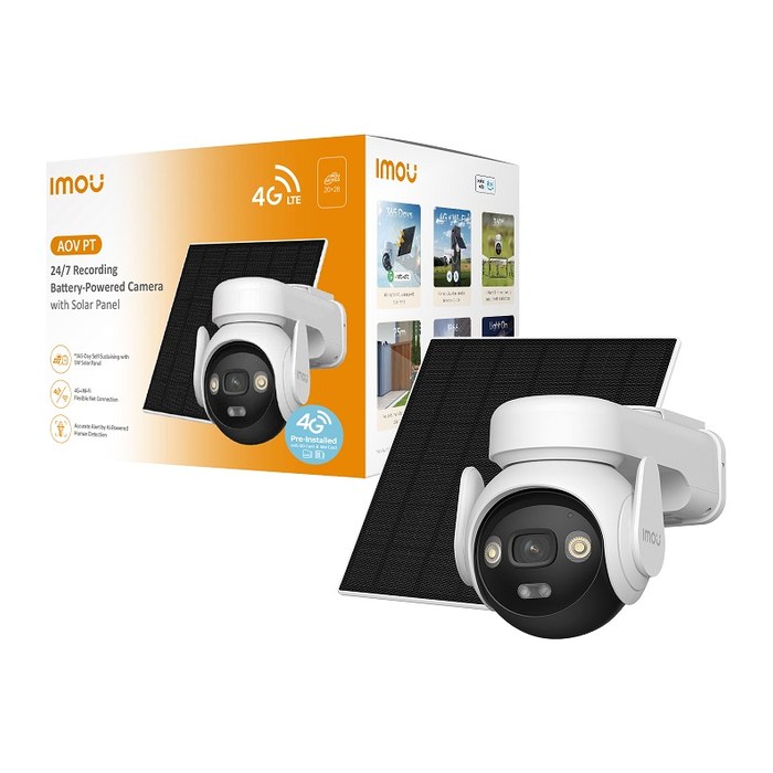 IMOU IPCam AOV PT Kit 5MP WiFi 3K IP66 schwarz/weiß