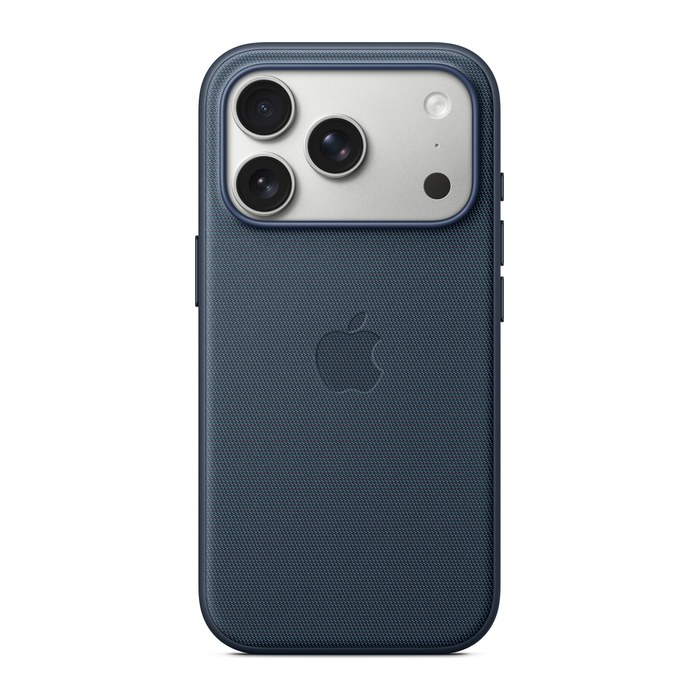 Apple Funktionsgewebe Case mit MagSafe Handy-Cover für Apple iPhone 17 Pro blau