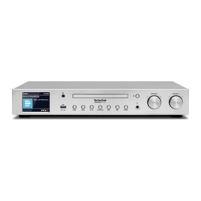 TechniSat 143 CD V3 DAB+ Empfänger silber