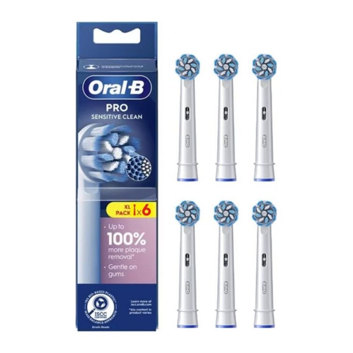 Oral-B PRO Sensitive Clean Zahnbürstenaufsätze, 6 St.