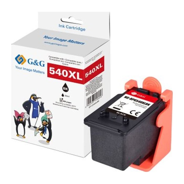 G&G XL-Patrone kompatibel mit Canon PG-540XL/ 5222B005