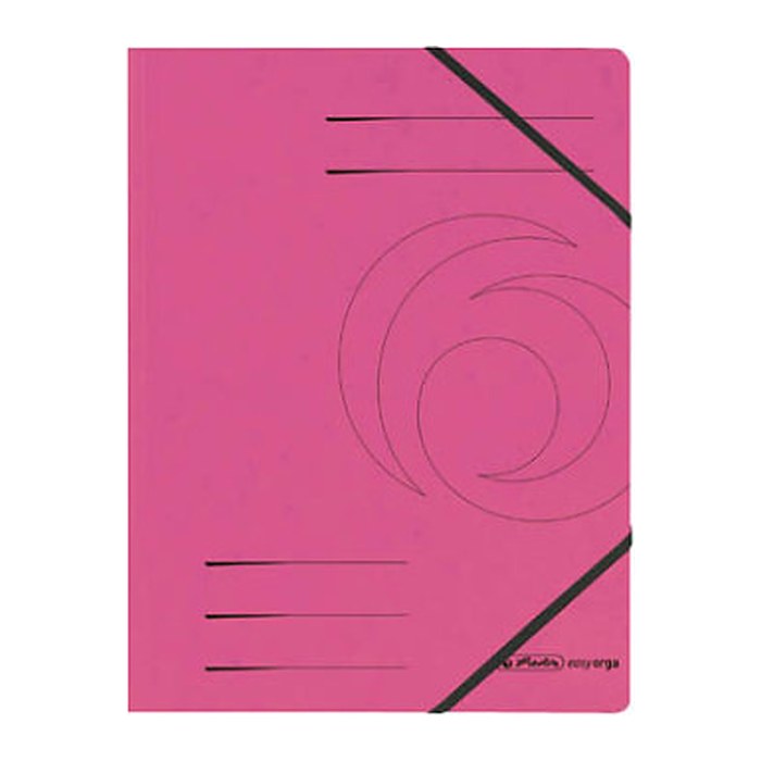 herlitz Eckspanner easy orga DIN A4 pink, 5 St.