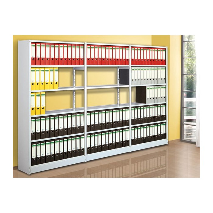 Kerkmann Anbauregal Progress 50955111 lichtgrau 75,0 x 30,0 x 225,0 cm