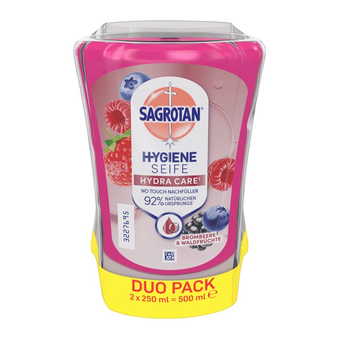 SAGROTAN® NO-TOUCH Flüssigseife Nachfüllpackung 250,0 ml, 2 St.