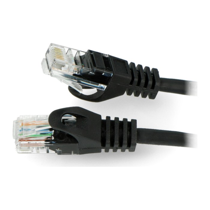 LANBERG Patchkabel CAT.6 UTP 0,5m Fluke Zertifikat sw
