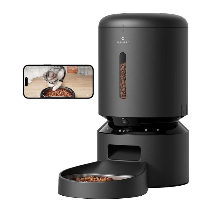 PETLIBRO GRANARY CAMERA MONITORING FEEDER BLACK