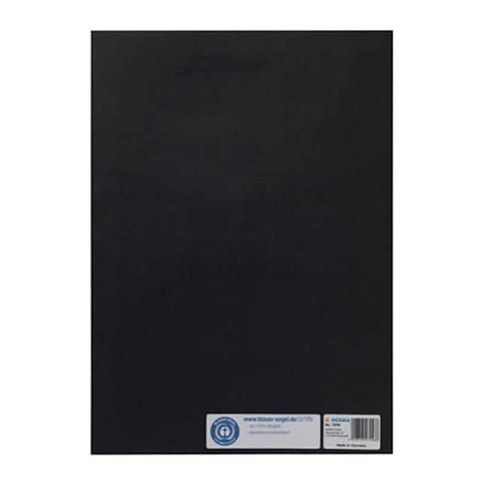 HERMA Heftumschlag glatt schwarz Papier DIN A4, 1 St.
