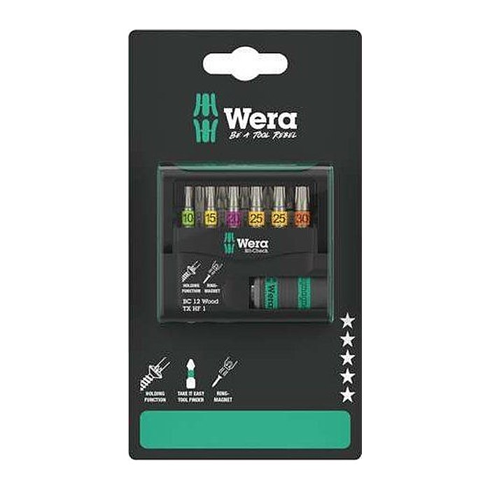 Wera Bit-Check 12 Wood TORX HF 1 SB