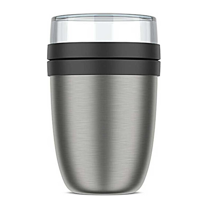 MEPAL Isolier-Speisebehälter Thermo-Lunchpot Ellipse nordic black 0,5 l, 1 St.
