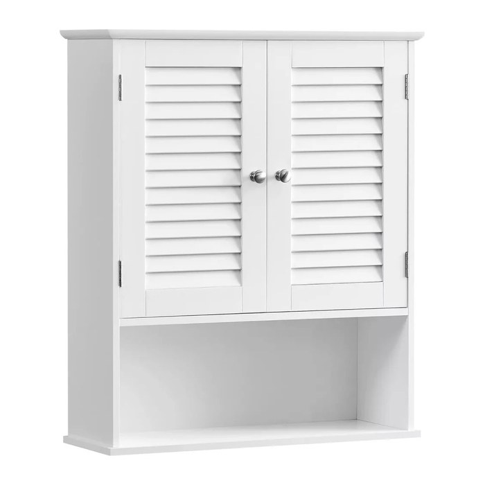 VASAGLE Bad-Hängeschrank BBC27WT weiß 60,0 x 20,0 x 70,0 cm