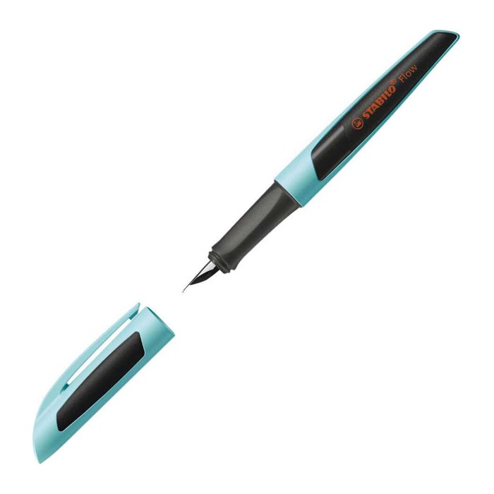 STABILO Flow Sporty Patronenfüller hellblau/schwarz M (mittel), 1 St.