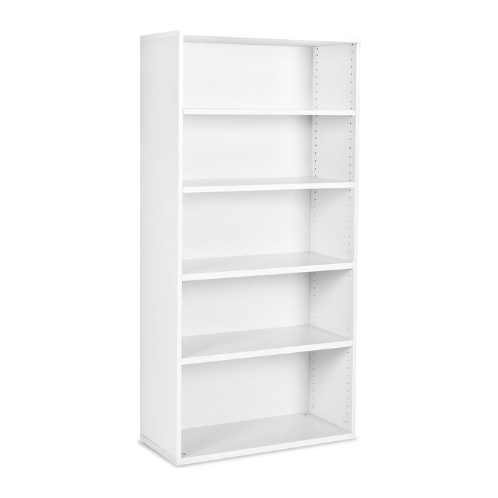 Aktenregal aus Holz – 800 x 375 x 1800 (5 OH) – Weiß