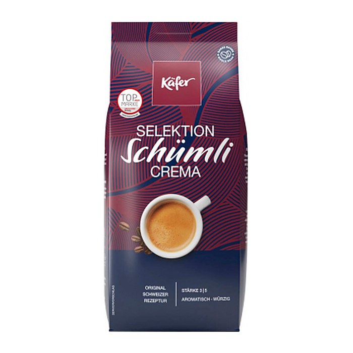 Käfer Selektion Schümli Crema Kaffeebohnen, Arabica- und Robustabohnen 1 kg