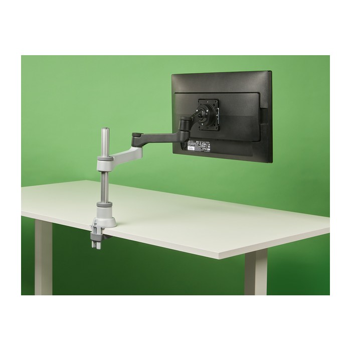 R-Go Monitorarm 0"-40" 1TFT Max.8KG Zepher 4 justierbar sil