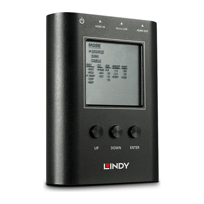 LINDY HDMI 18G Signal Analyser und Generator HDCP 1.4 & 2.2