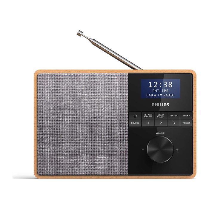 PHILIPS TAR5505/10 Radio braun, silber