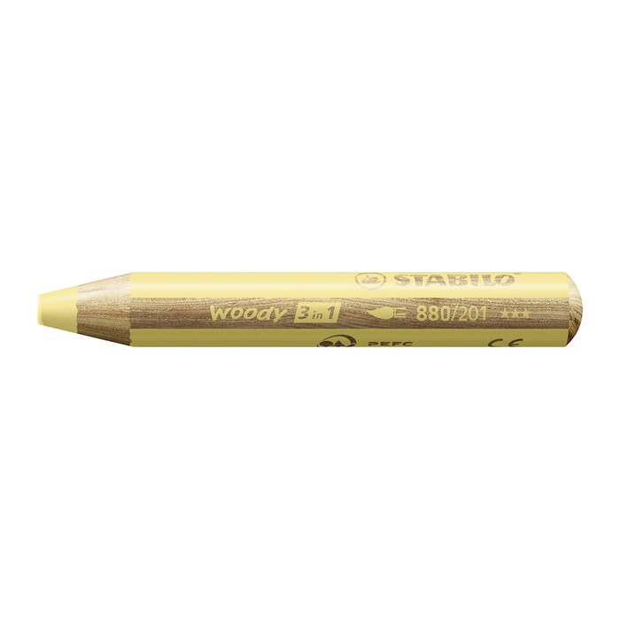 STABILO woody 3 in 1 Buntstift gelb, 1 St.