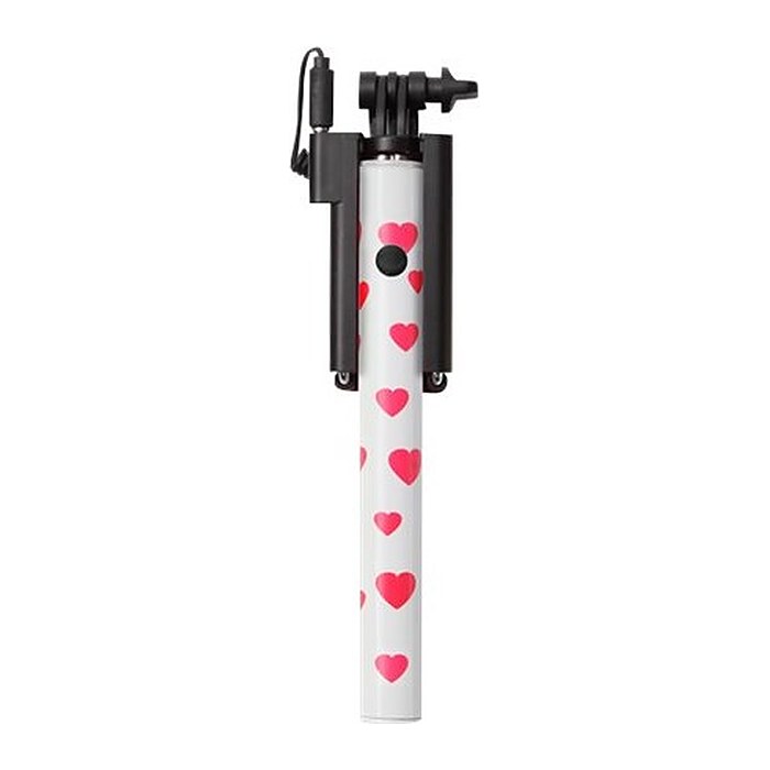 Ultron Selfie-Stick Hot Shot white pink heart