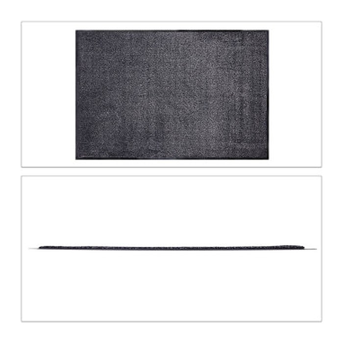 relaxdays Fußmatte schwarz/grau 120,0 x 180,0 cm