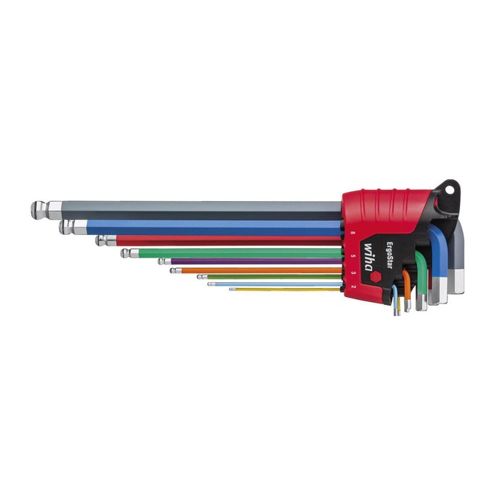Wiha Sechskantschlüssel-Satz MagicRing®leuchtend 43850 9-tlg.