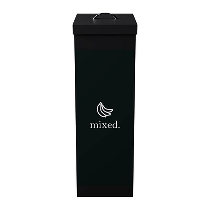 PAPERFLOW Mülleimer 60,0 l schwarz, 1 St.
