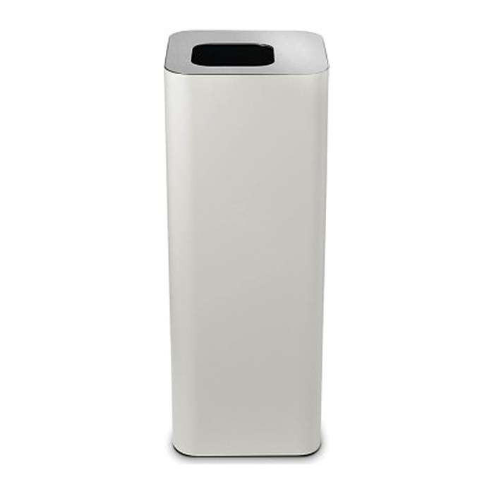 TKG Pure Mülleimer 60,0 l weiß, silber, 1 St.