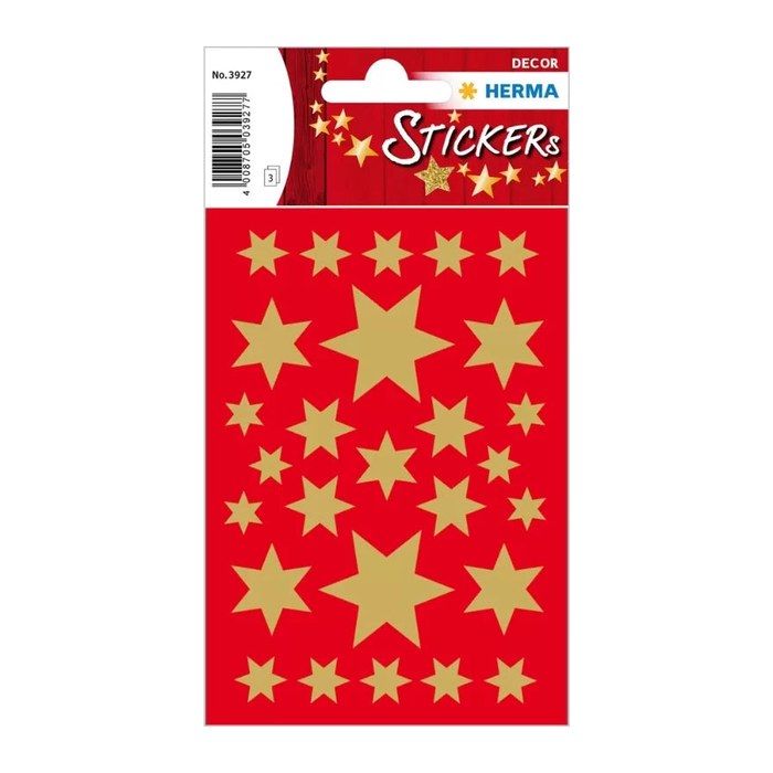 HERMA DECOR STERNE GOLD