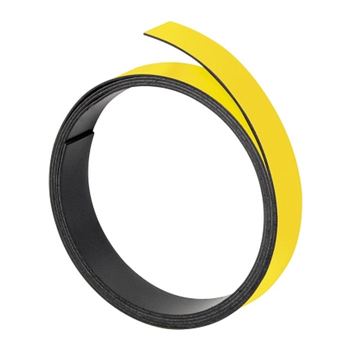 FRANKEN Magnetband gelb 1,5 cm x 1,0 m, 1 St.