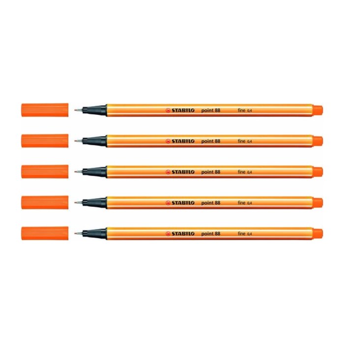 STABILO point 88 Fineliner orange 0,4 mm, 1 St.