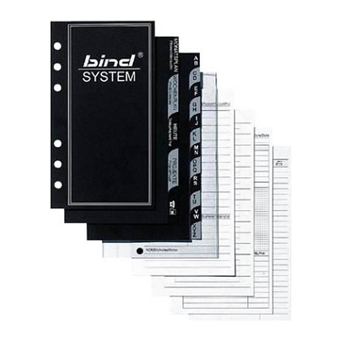 bind Ringbuch-Ergänzungsset MANAGER Starteinlage A6, 1 Set