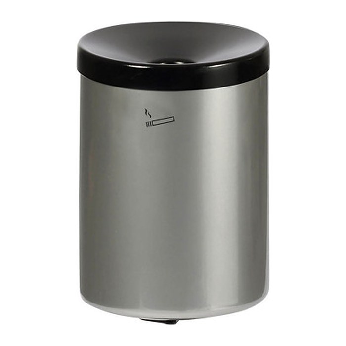 TKG Rondo Maxi Wandaschenbecher silber, 1 St.