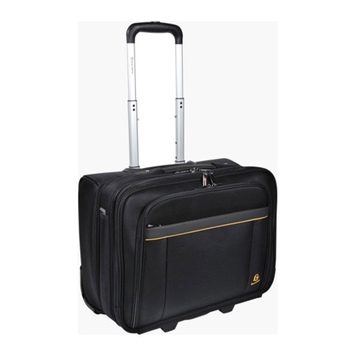 Exacompta Laptop-Trolley Exactive Kunstfaser schwarz 44,0 x 25,5 x 38,0 cm