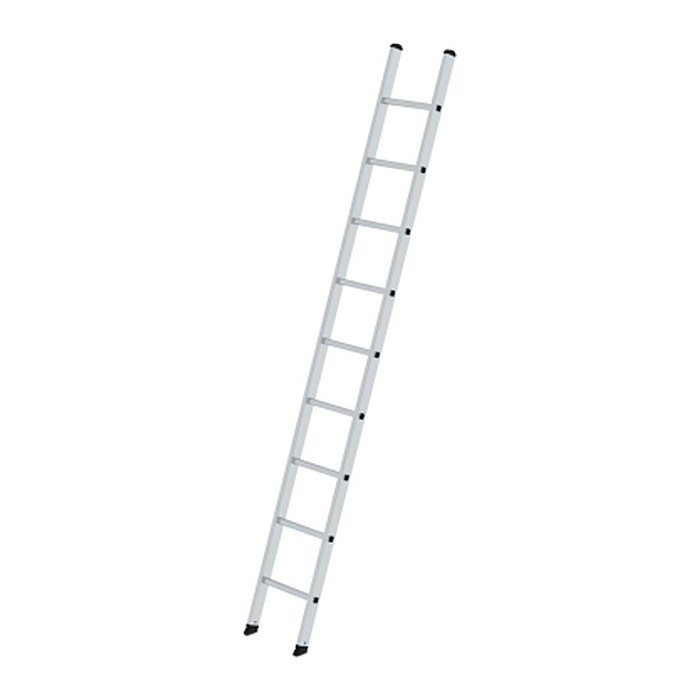MUNK Anlegeleiter 11100 silber 9 Sprossen, H: 280,0 cm