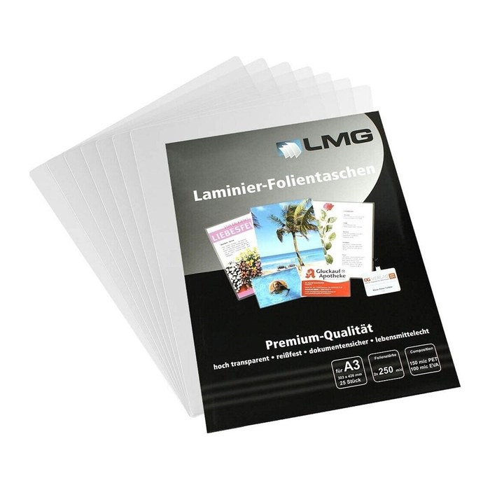 LMG Laminierfolien glänzend für A3 250 micron, 25 St.
