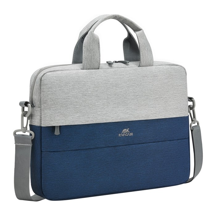Riva NB Tasche Prater 10,1"-14" grau/blau 7522