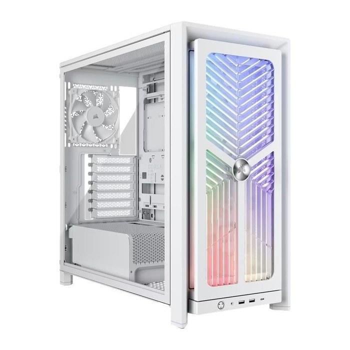 CORSAIR Geh Midi FRAME 4000X RS Mid-Tower, White