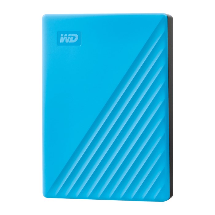 Western Digital My Passport 4 TB externe HDD-Festplatte blau, schwarz