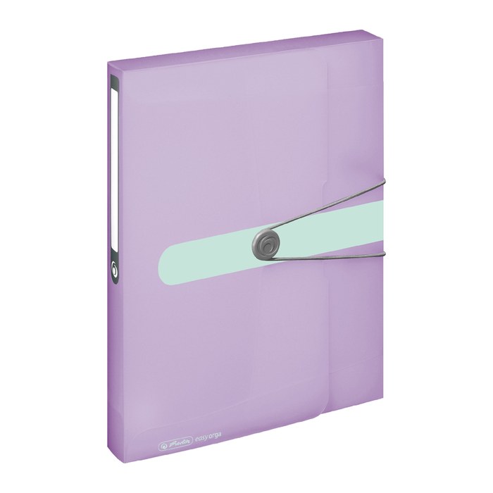herlitz Heftbox easy orga 4,0 cm transparent minze, 1 St.